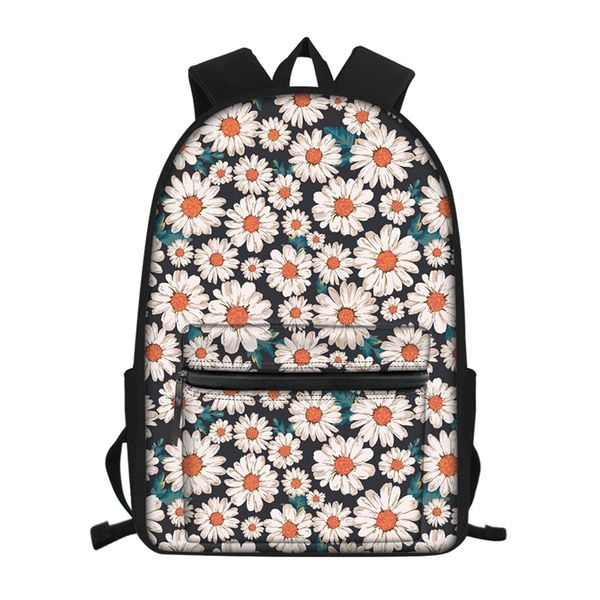 

whereisart daisy printing women backpacks college backpacks teen girls large capacity travel rucksack mochilas femenina