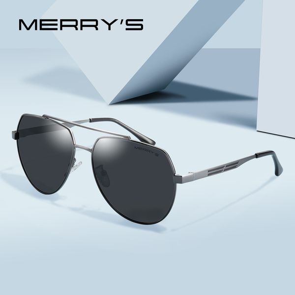 

merry's men's sunglasses brand pilot polarized male sun glasses eyeglasses driving sun glasses for men s'8175, White;black