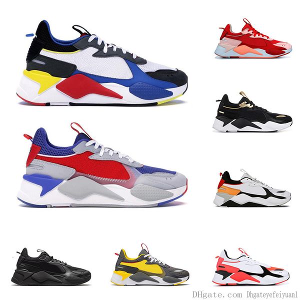 

2020 rs-x reinvention toys men women casual shoes triple black red blast tracks mens breathable trainers platform sneakers size 36-45