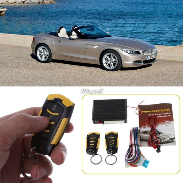 

12v car auto alarm remote central door locking vehicle keyless entry system kit car styling dropship