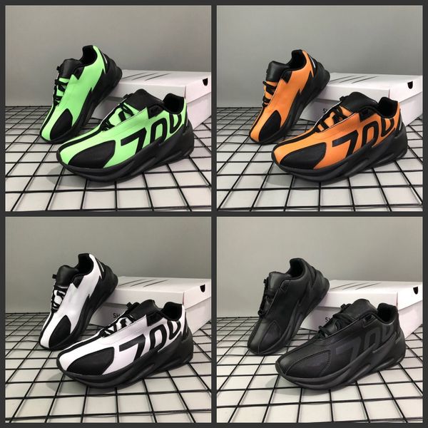 

HOT Ins 700 Runner Running Shoes 2019 Kanye West Designer Shoes Black Men Women Sports Seankers With Box