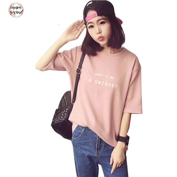 

t shirt women 2019 letters new summer print loose short sleeved t shirt women tshirt promiton vestidos t036, White