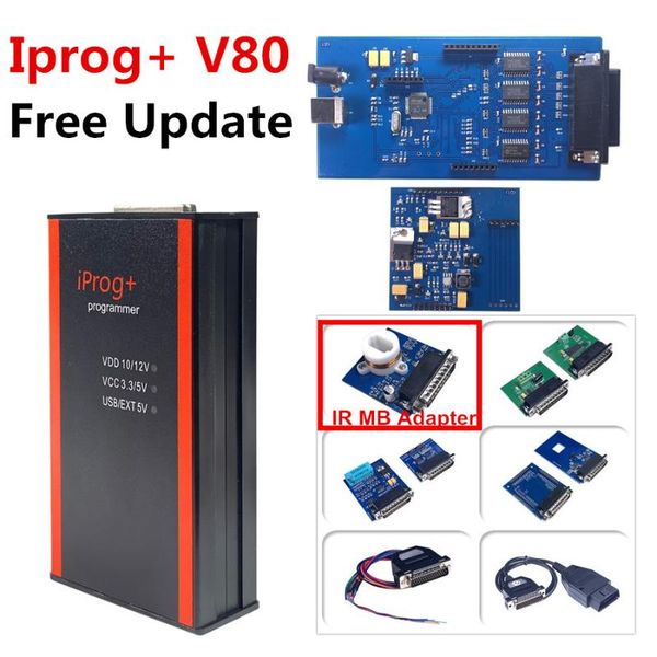 

dhl iprog v80 programmer support immo +mileage correction + airbag reset till the year 2019 replace carprog full v77 iprog