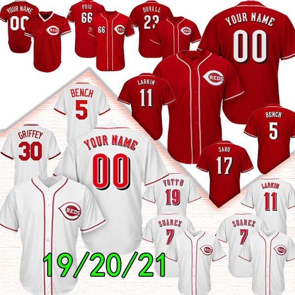 

cincinnati 2020 aristides aquino jersey joey votto raisel iglesias jesse winker eugenio custom baseball jerseys, Blue;black