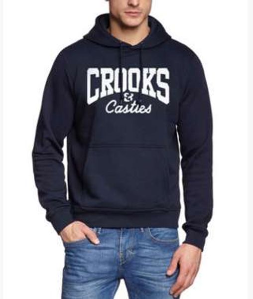 

wholesale-new fashion autumn winter hip men and brand crooks hooded castles for long sleeve hoodie casual sweatshirt hop men's ofqja, Black