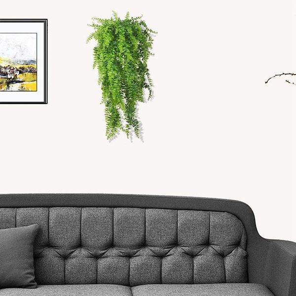 

plants vines fern persian rattan fake hanging plant faux hanging boston ferns flowers vine outdoor plastic plants for wall indoo