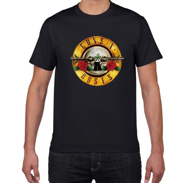 

guns and roses t-shirts men summer 100%cotton rock band street wear men t shirt hip hop clothes harajuku tee shirt homme, White;black