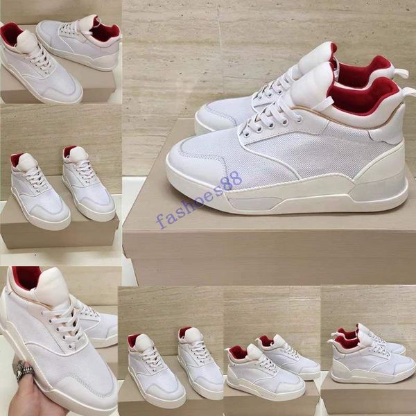

designer shoes sneakers spikes aurelien flat trainer red bottom men shoes black aurelien sneakers casual outdoor trainer perfect quality