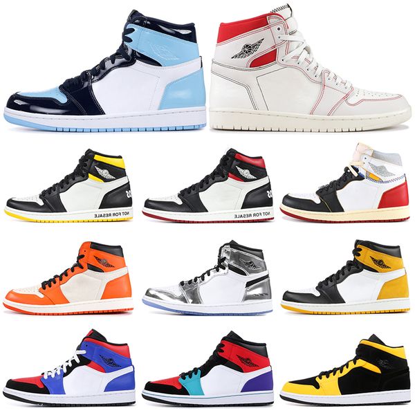 

unc phantom basketball shoes 1 1s not for resale union bred black toe pine green court purple shattered backboard mens sports sneakers 7-13, White;red