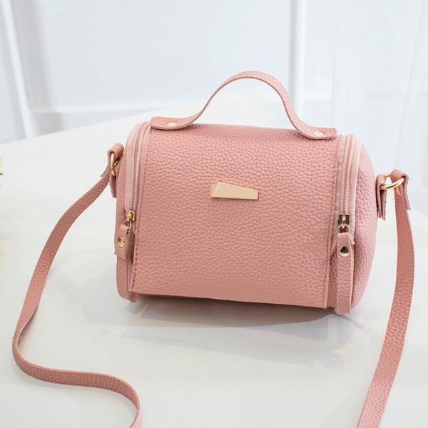 

fashion women litchi pattern leather shoulder bag crossbody bags solid color ladies hand bags tote bolso mujer #yj