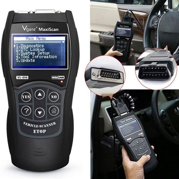 

vgate vs890 obd2 code reader scanner car detector car reader multilingual diagnostic tool automotive scanner