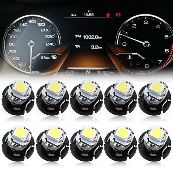 

set of 10 t4.2 gauge cluster dashboard led lights bulbs instrument panel