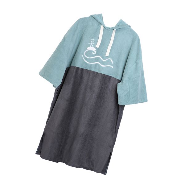 

унисекс толстого бич robe surf купальня мантия с капюшоном пончо полотенце