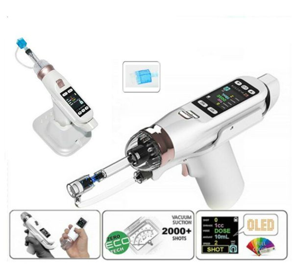 

ez vacuum mesotherapy meso gun replacement needle tube and filter 5 pins or 9 pins mesotherapy injection syringe ez meso gun on sale, Black;white