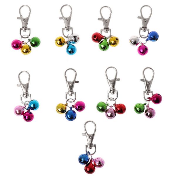 

collar keychain bell diy cat safety lightweight pet dog copper polishing loud
