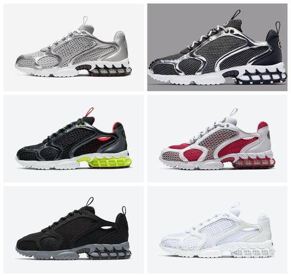 

2020 new womens zoom spiridon caged black grey lemon venom metallic silver pure platinum triple white varsity red mens designer casual shoes