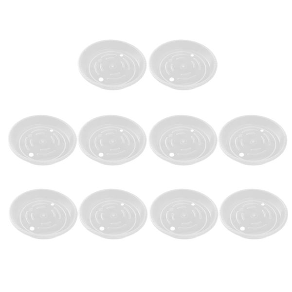

10pcs clear plant pot saucer drip trays base for indoors 5.9inch bpa free