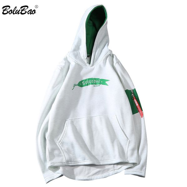 

bolubao fashion brand men hoodies 2019 autumn male long sleeve solid color hooded men's sweatshirt hoodie casual sportswear, Black