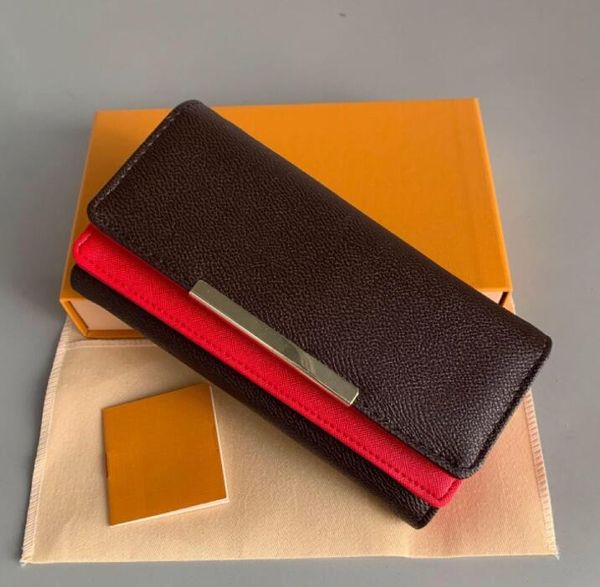 

fashion zipper wallet women multi-function long wallets purse chain bags big capacity card holder bags long wallet classic wallets/2, Red;black