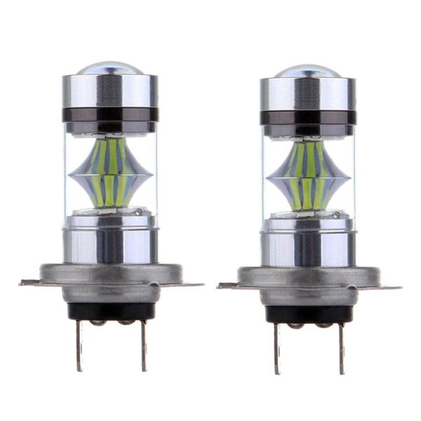 

2pcs h1 h7 h8 9005 hb3 led bulb super bright 3030smd car fog lights 100w 20led fog driving lights bulbs
