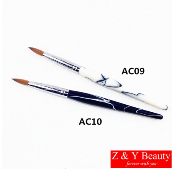 

size 16 nail brush 100% kolinsky acrylic nail tools brush nail brush #16 ing, Yellow