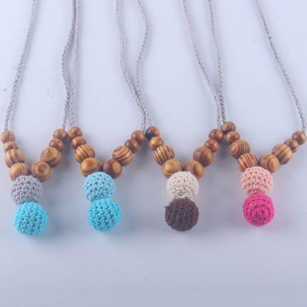 Ins Baby Teething Toy Silicone Wood Training Baby Teethers