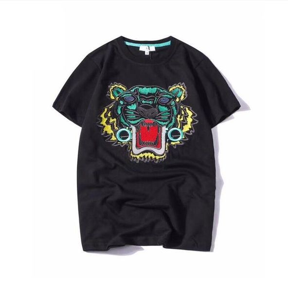 

вышивка matal amersnew stylesummer дизайнерские футболки для мужчин топы глаза письма вышивка футболка мужская одежда бренд с коротким рукав, White;black