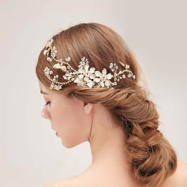 2020 Girls Simulation Pearl Trendy Hair Comb Bridal Wedding