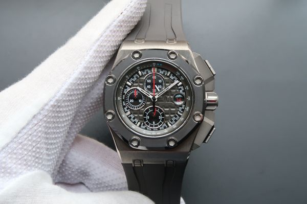 

jf 26568 limited edition montre de luxe 3126 movement watches titanium metal watchcase titanium ceramic silicone band designer watches, Slivery;brown