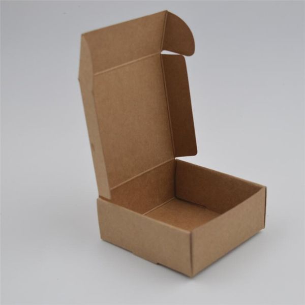 

12.5x12.5x4cm cardboard paper gift boxes for wedding birthday favors candy crafts wrapping box foldable kraft soap package boxes