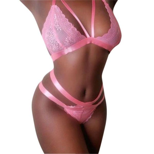 

женщины сексуальное женское белье кружевное платье babydoll нижнее белье пижамы пижамы стринги цветочные кружева бюстгальтер девушки провода, Red;black