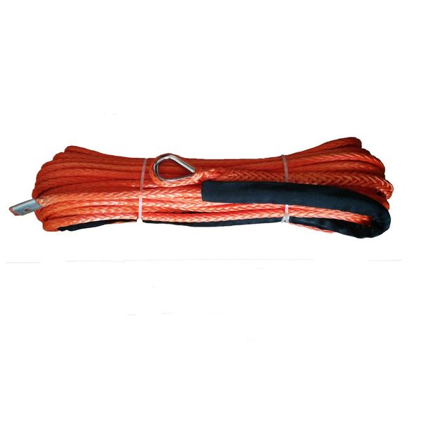 

10mm x 28m synthetic winch rope, uhmwpe rope for offroad atv utv