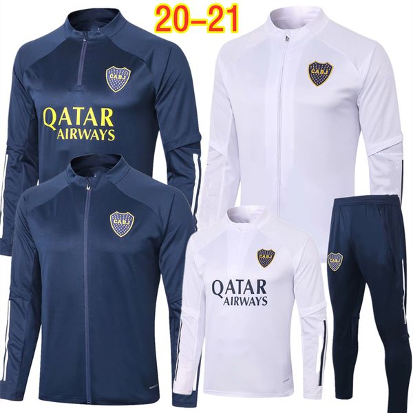 

2020 argentina club tracksuits boca juniors soccer jersey set 20 21 tevez maradona moura abila reynoso de rossi jrs training suit, Black;yellow