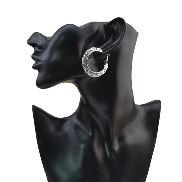 

antique silver plated new arrival cute flower round shape dangle drop earrings for women jewelry