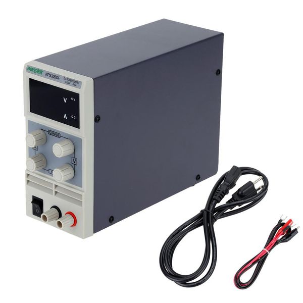 Freeshipping Mini ayarlanabilir DC güç kaynağı 110 V / 220 V regüle çıkış voltajı 0 ~ 30 V çıkış akımı 0 ~ 5A regülatörü AB / ABD plug