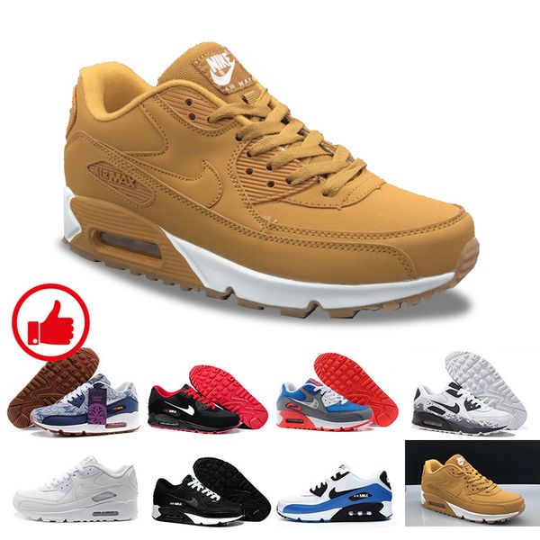 

2019 men shoes classic 90 men and woman shoes trainer air cushion surface casual shoes 36-45 kut5r
