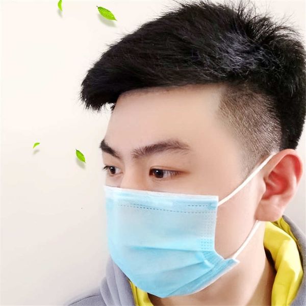 

ajpk толстая 3 слоя маски пыли дышащий ушной синий маска facomfortable sanitaryfree черный синий