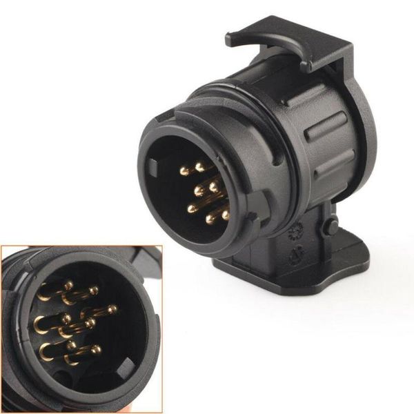 

car trailer truck 13 pin to 7 pin plug adapter converter tow bar socket