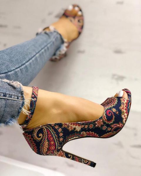 

35-43 new shoes woman high heels pumps sandals fashion summer ladies increased stiletto super peep toe shoes dropshipping, Black