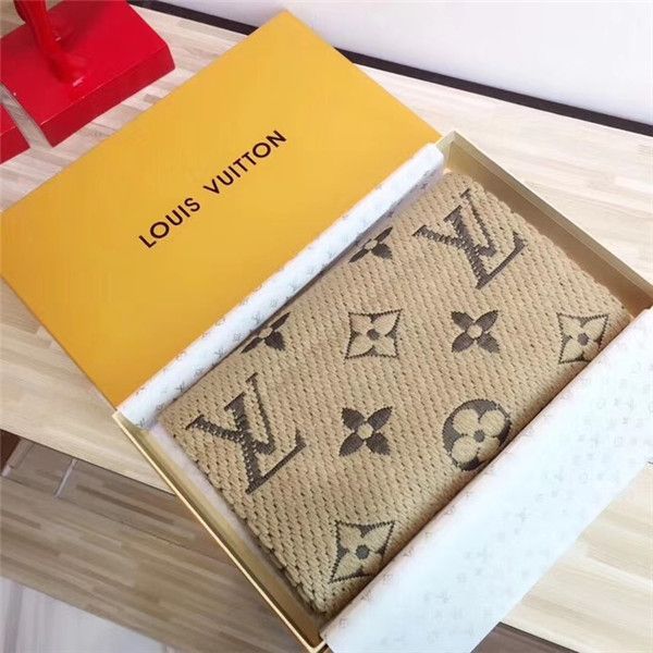 

fashion brand design women autumn and winter letters flower knitted fringe wool scarf size 180*30cm without box 022, Blue;gray