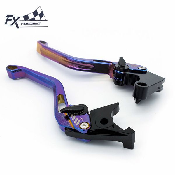 

cnc 3d electroplate rhombus motorcycle brake clutch lever for yamaha mt03 mt 03 2006 - 2011 2007 2008 2009 2010