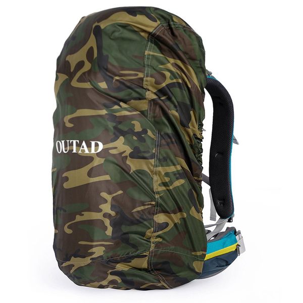 

waterproof backpack rain resistant cover durable hiking camping backpack rucksack bag for multi pocket outdoor tool