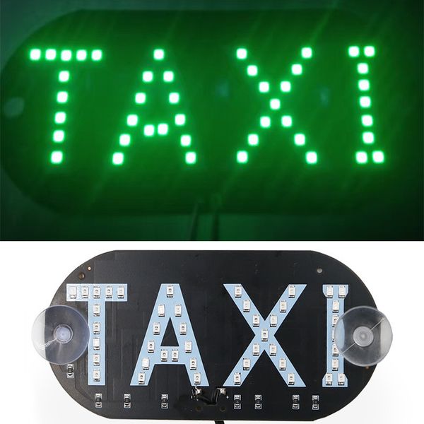 

1pcs 12v led taxi led car windscreen cab indicator lamp sign blue windshield taxi light lamp for taxi/cab service super bright