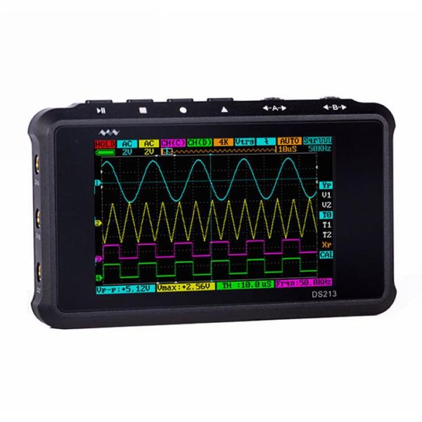 

ds213 mini dso 4 channel 100ms/s dso213 nano quad pocket-sized digital oscilloscope