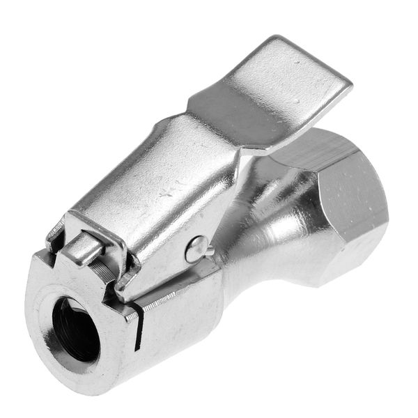 

1/4 \»brass npt lock-на тире надувного женский воздуха chuck с зажимом silver