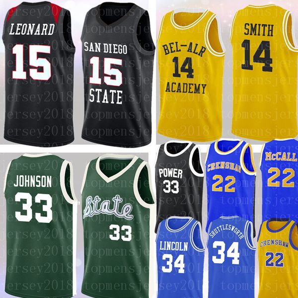 

0 kawhi 15 leonard san diego state aztecs college jersey 32 earvin johnson 14 will smith mccall 22 movie jesus 34 shuttlesworth, Black