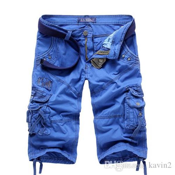 

горячая 2020 летняя стирка мульти карманный патч грузовой комбинезон длиной до колен шорты прямые хлопчатобумажные повседневные тактические, White;black