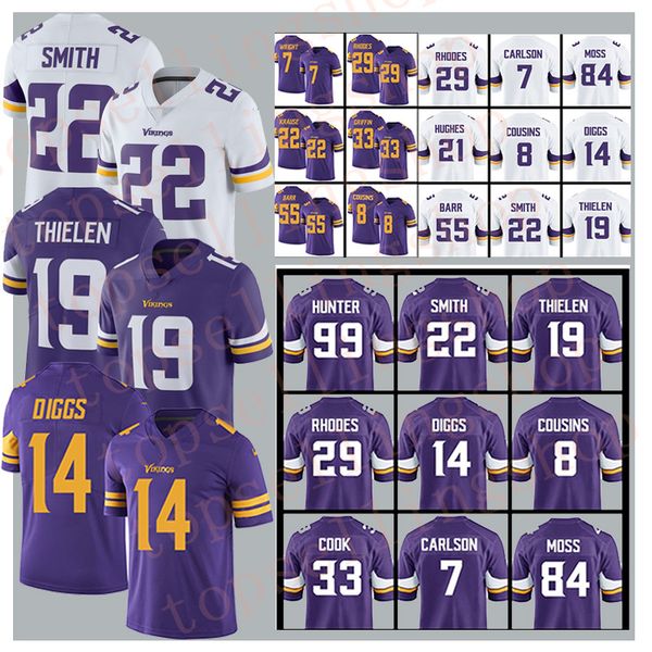

22 harri on mith 8 kirk cou in viking 14 tefon digg jer ey 19 adam thielen 33 dalvin cook mo xavier rhode football jer ey