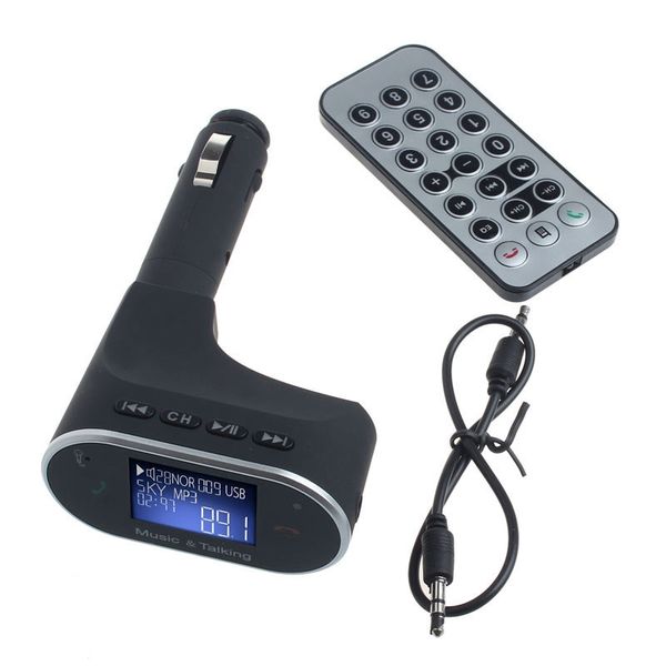 

mp3 player universal multi-function bluetooth car kit mp3 player fm transmitter modulator remote usb sd @21206