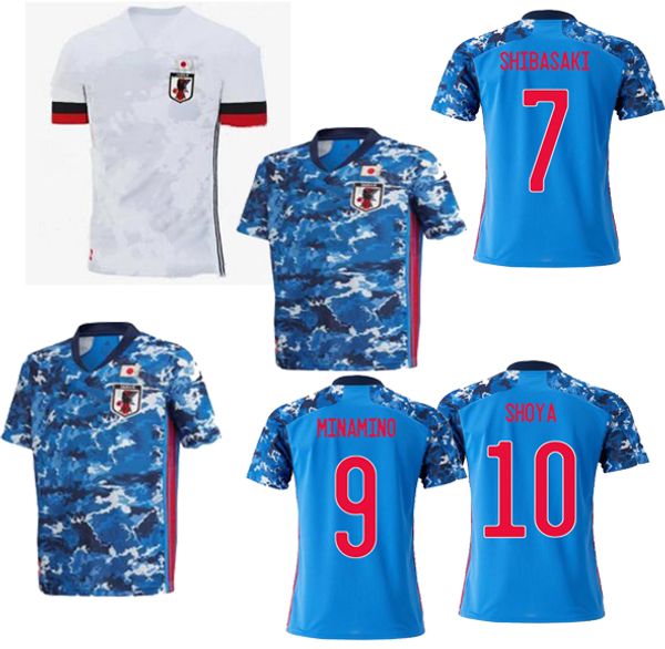 

новейшая япония футбола джерси 2020 2021 тайского качество японского джерси кагава окадзаки atom tsubasa футбол рубашка майо-де-футовый, Black;yellow